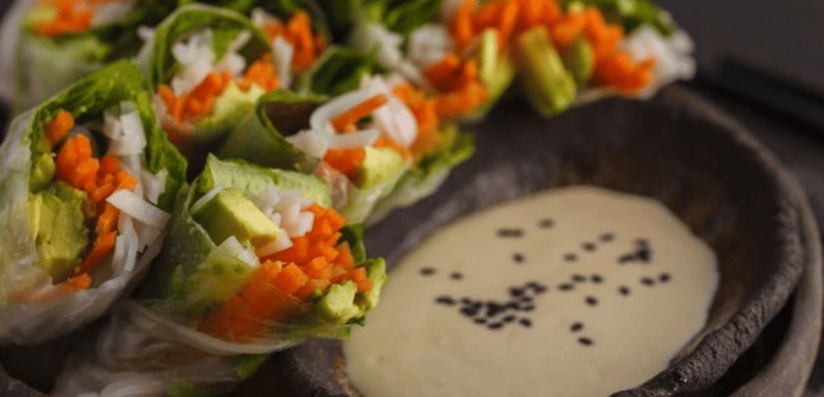 Avocado Summer Rolls with Sunflower Seed Butter Dipping Sauce - My Store