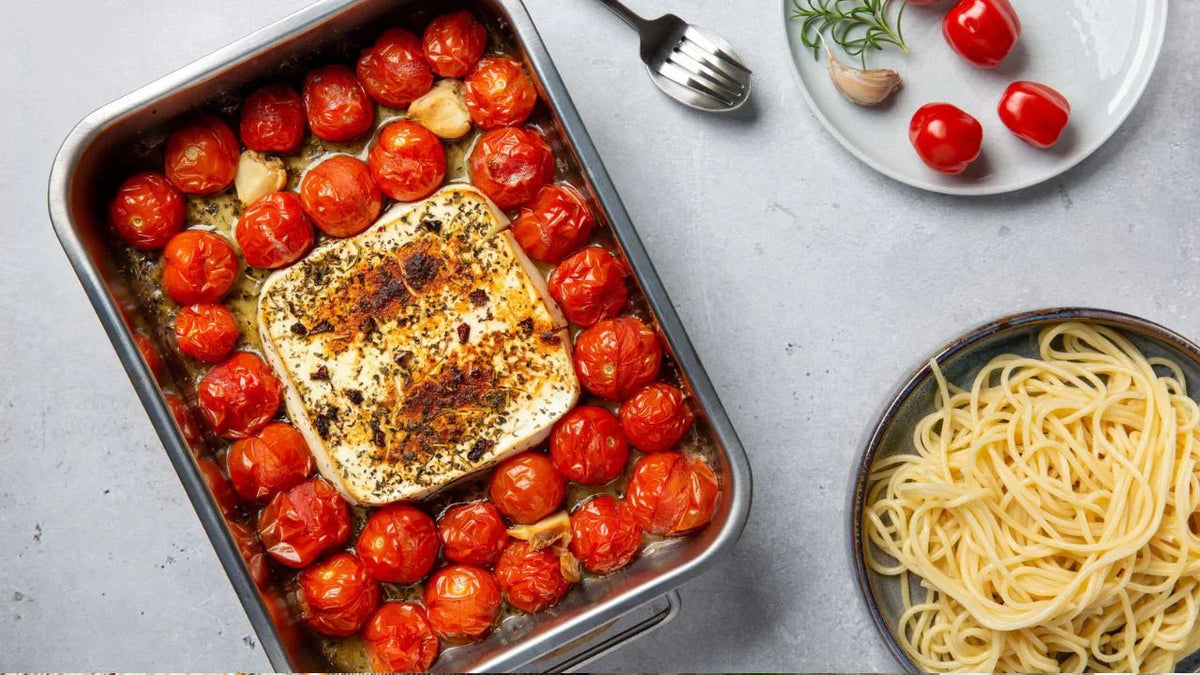 Baked Feta Pasta - Vegan Version! - My Store