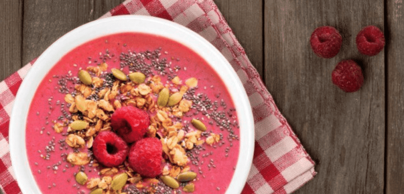Berry Smoothie Bowl with Almond Butter Granola - My Store