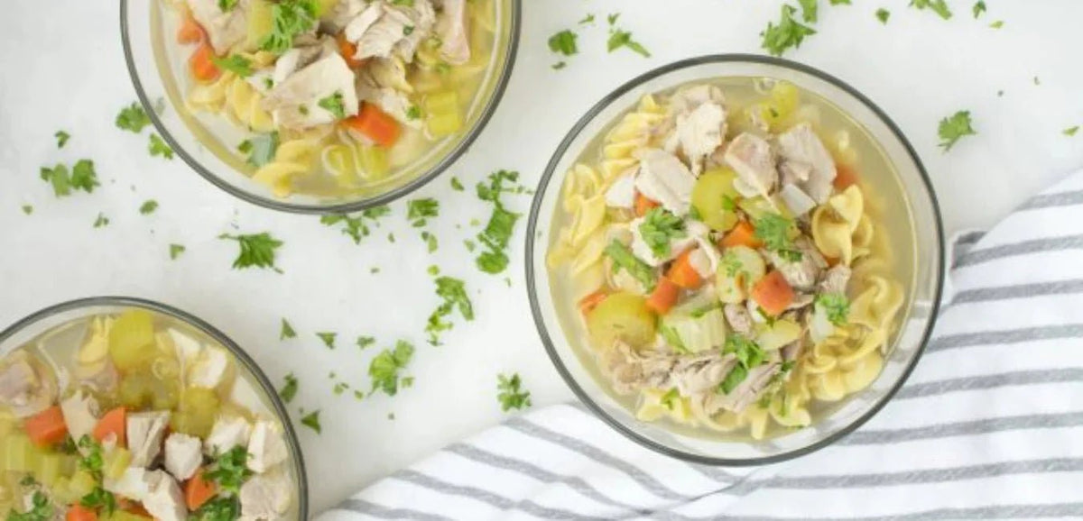 Bone Broth Chicken Noodle Soup (Gluten-Free) - My Store