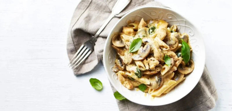 Cauliflower Cream Lentil Pasta with Chicken & Mushrooms - My Store
