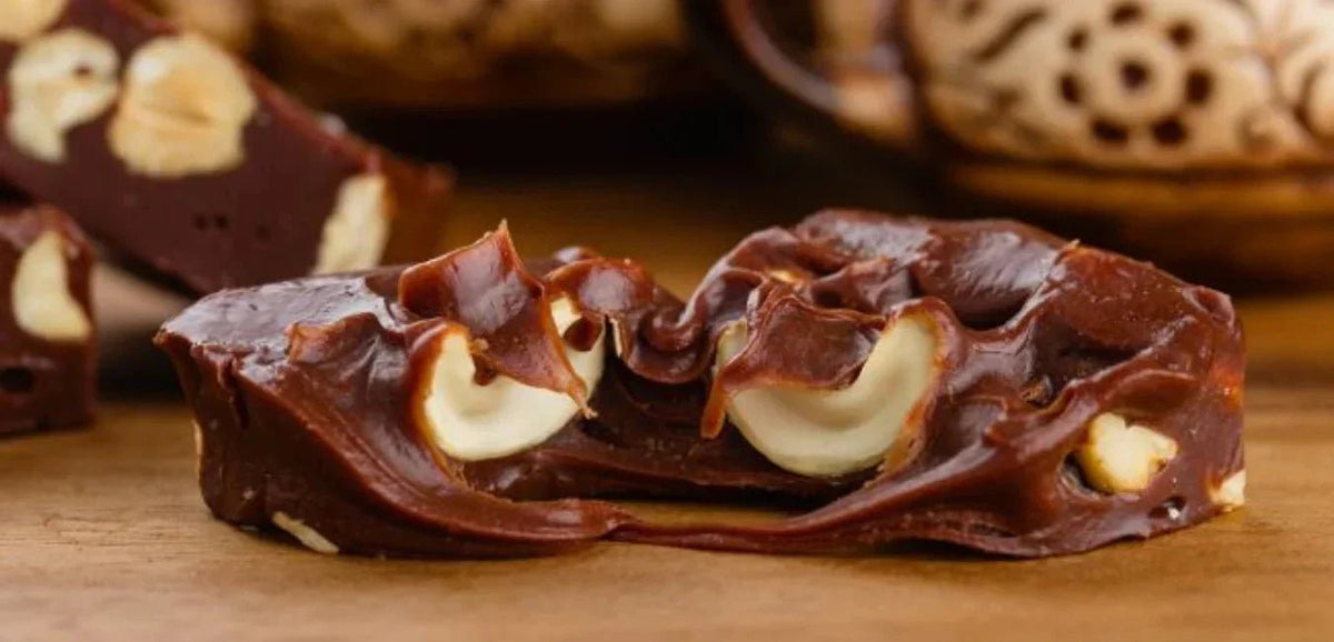 Chocolate and Sunflower Butter Fudge with Cashews - My Store