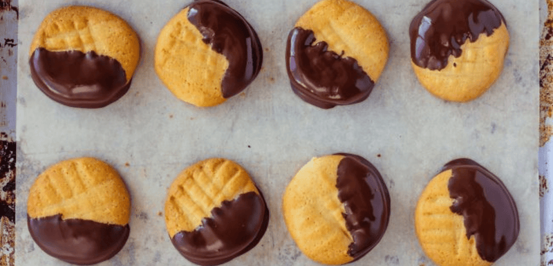 Chocolate-Dipped Shortbread Cookies - My Store