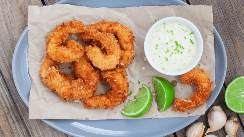 Coconut Shrimp with Garlic-Lime Aioli - My Store