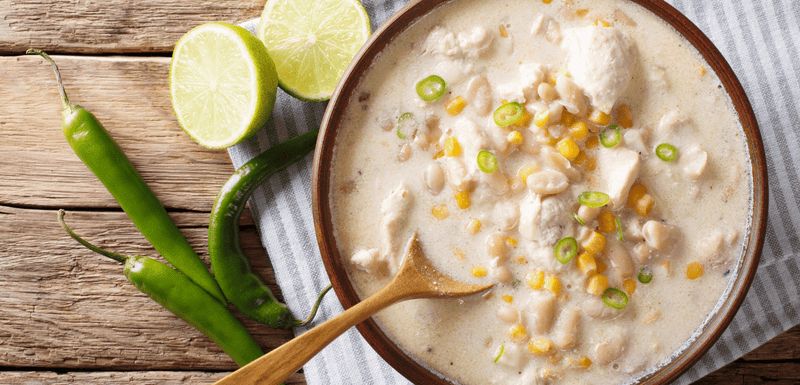 Dairy-Free "Cheesy" White Chicken Chili - My Store