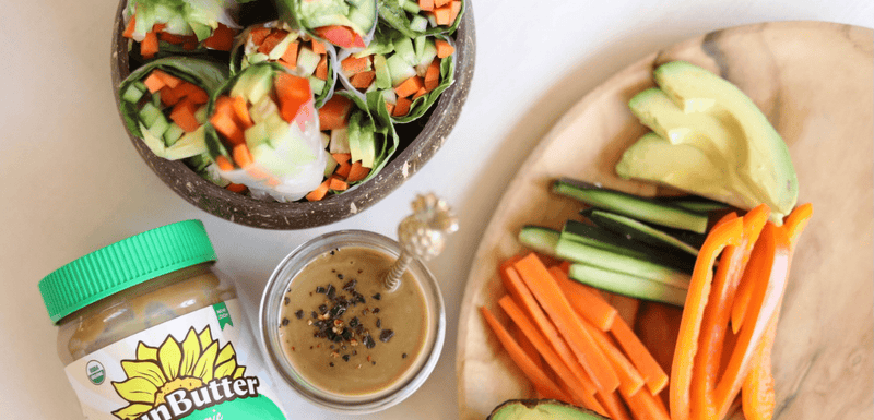 Fresh Spring Rolls with Sunbutter Summer Sauce - My Store