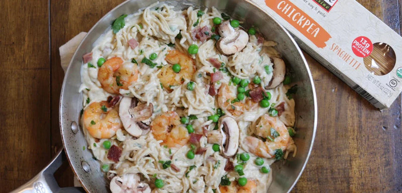 Gluten-Free Creamy Shrimp & Bacon Carbonara - My Store