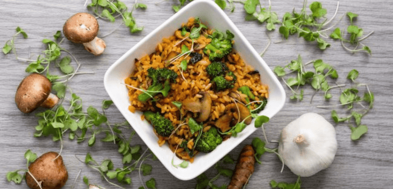 Mushroom & Turmeric Chickpea "Rice" - My Store