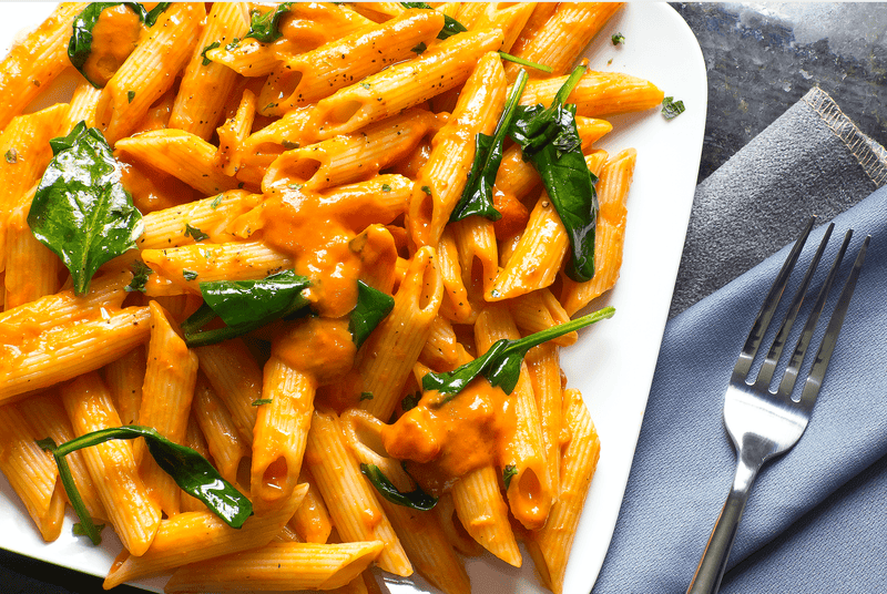 Penne with Spicy Vodka Tomato Cream Sauce - My Store