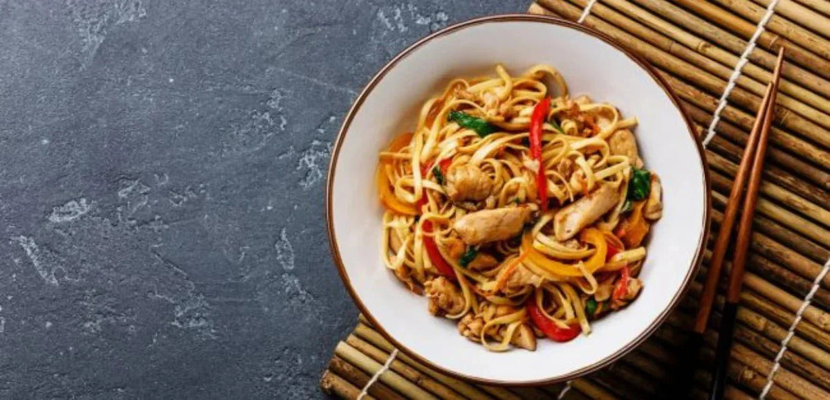 Sesame Chicken Stir-Fry with Gluten-Free Noodles - My Store
