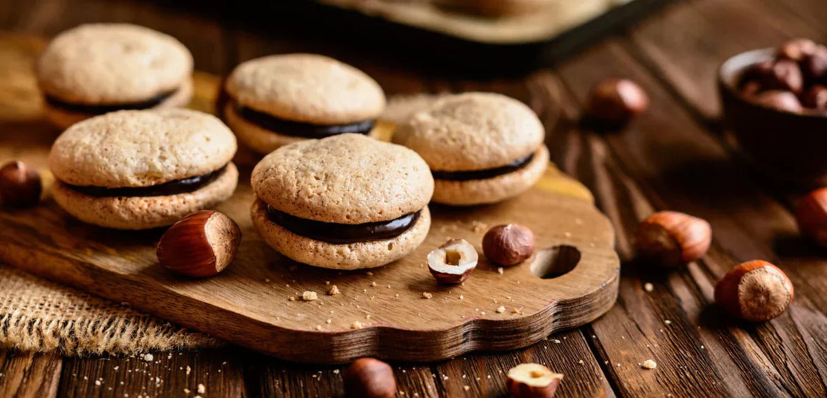 Shortbread Cookie Sandwiches with Chocolate-Hazelnut Filling - My Store