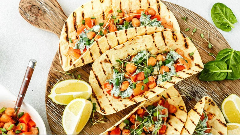 Vegan Chickpea Soft Tacos - My Store