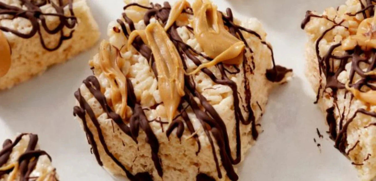 Vegan Rice Crispy Treats with Sunflower Butter & Dark Chocolate - My Store