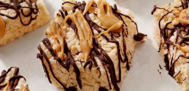 Vegan Rice Crispy Treats with Sunflower Butter & Dark Chocolate - My Store